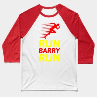 RUN BARRY RUN Baseball T-Shirt